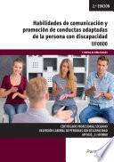 Habilidades de comunicación y promoción de conductas adaptadas de la persona con discapacidad