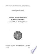 Hablantes de lenguas indígenas del Estado de Guerrero