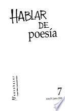 Hablar de poesía