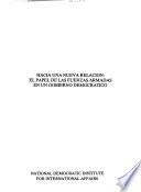 Hacía una nueva relación