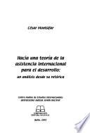 Hacia una teoría de la asistencia internacional para el desarrollo