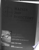 Haines ... Directory, San Jose, California, City and Suburban