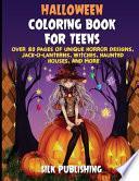 Halloween Coloring Book For Teens