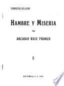 Hambre y miseria