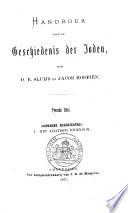 Handboek voor de geschiedenis der Joden
