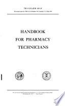 Handbook for Pharmacy Technicians