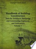 Handbook of Building Construction