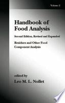 Handbook of Food Analysis
