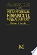 Handbook of International Financial Management