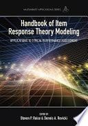 Handbook of Item Response Theory Modeling