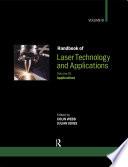 Handbook of Laser Technology and Applications