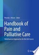 Handbook of Pain and Palliative Care