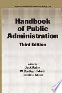 Handbook of Public Administration