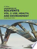 Handbook of Solvents, Volume 2