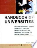 Handbook of Universities
