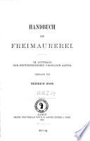Handbuch der Freimaurerei