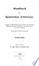 Handbuch der spanischen Litteratur