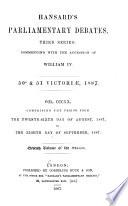 Hansard's Parliamentary Debates