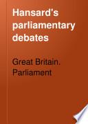 Hansard's Parliamentary Debates
