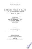 Hardening Process in Plants and Developments from Frost Injury ...