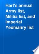 Hart's Annual Army List, Militia List, and Imperial Yeomanry List