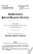 Haughton Parish Register