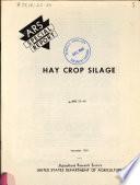Hay Crop Silage