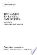 Hay golpes en la vida, tan fuertes--