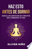 Haz esto antes de dormir