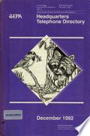 Headquarters Telephone Directory