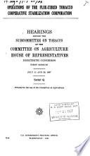 Hearings, Reports and Prints of the House Committee on Agriculture