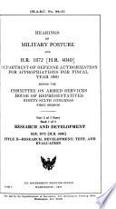 Hearings, Reports and Prints of the House Committee on Armed Services