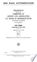Hearings, Reports and Prints of the House Committee on Science and Astronautics