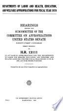 Hearings, Reports and Prints of the Senate Committee on Appropriations