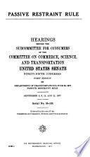 Hearings, Reports and Prints of the Senate Committee on Commerce, Science, and Transportation