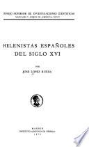 Helenistas españoles del siglo XVI