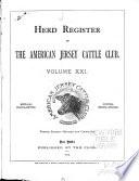Herd Register of the American Jersey Cattle Club