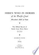 Here's who in Horses of the Pacific Coast