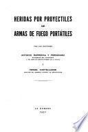 Heridas por proyectiles de armas de fuego portátiles
