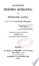 Hermes romanus ou Mercure latin