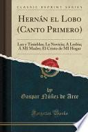 Hernán el Lobo (Canto Primero)