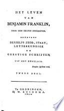 Het leven van Benjamin Franklin