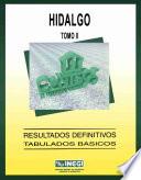 Hidalgo. Conteo de Población y Vivienda 1995. Resultados definitivos. Tabulados básicos. Tomo II