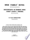 High Family Notes