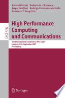 High Performance Computing and Communications