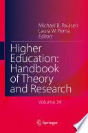 Higher Education: Handbook of Theory and Research