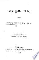 Higher Paths in Spiritual Life ... From the French of Père Nepveu. Translated by One of the Community of the Holy Child Jesus