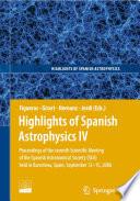 Highlights of Spanish Astrophysics IV
