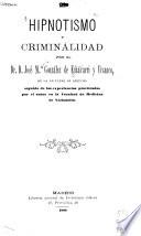 Hipnotismo y criminalidad