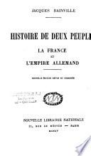 Histoire de deux peuples continuée jusqu'a Hitler